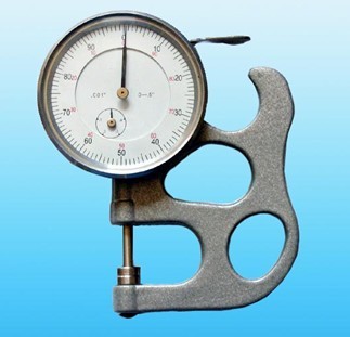 Inch dial thickness gauge